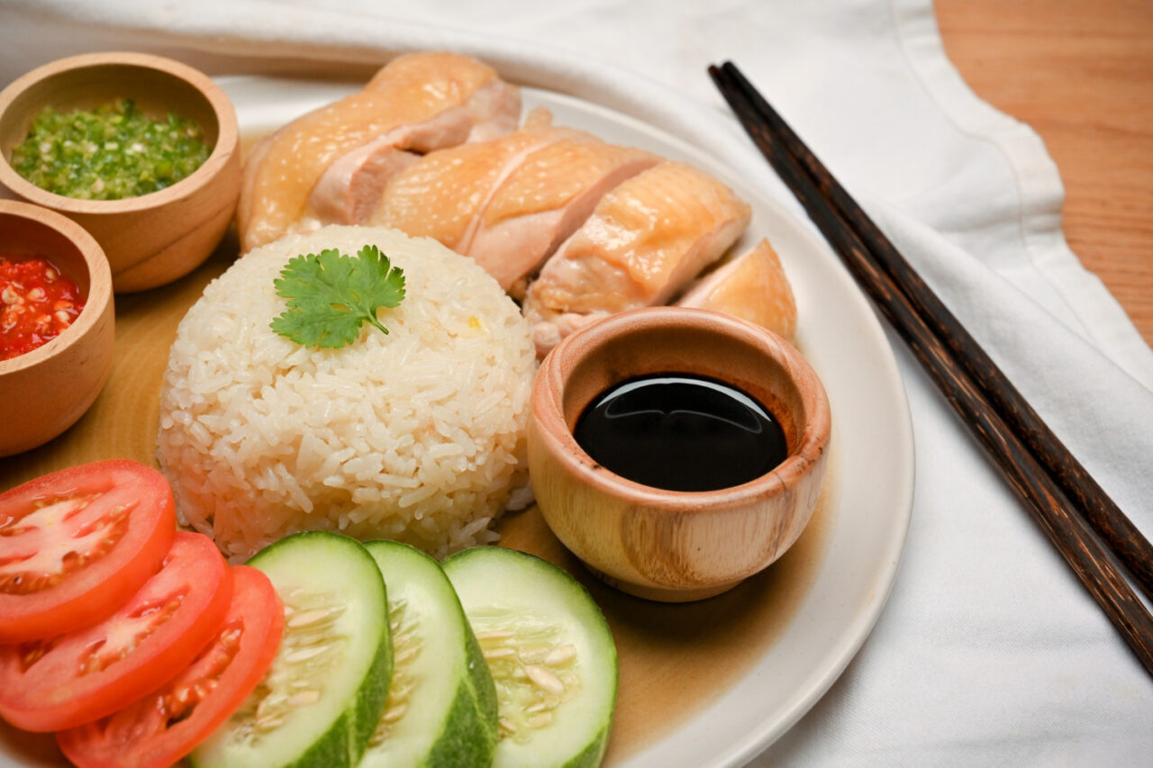 スクスク 飛田和緒 ゆで鶏でシンガポールチキンライス スープ肉団子 常備菜